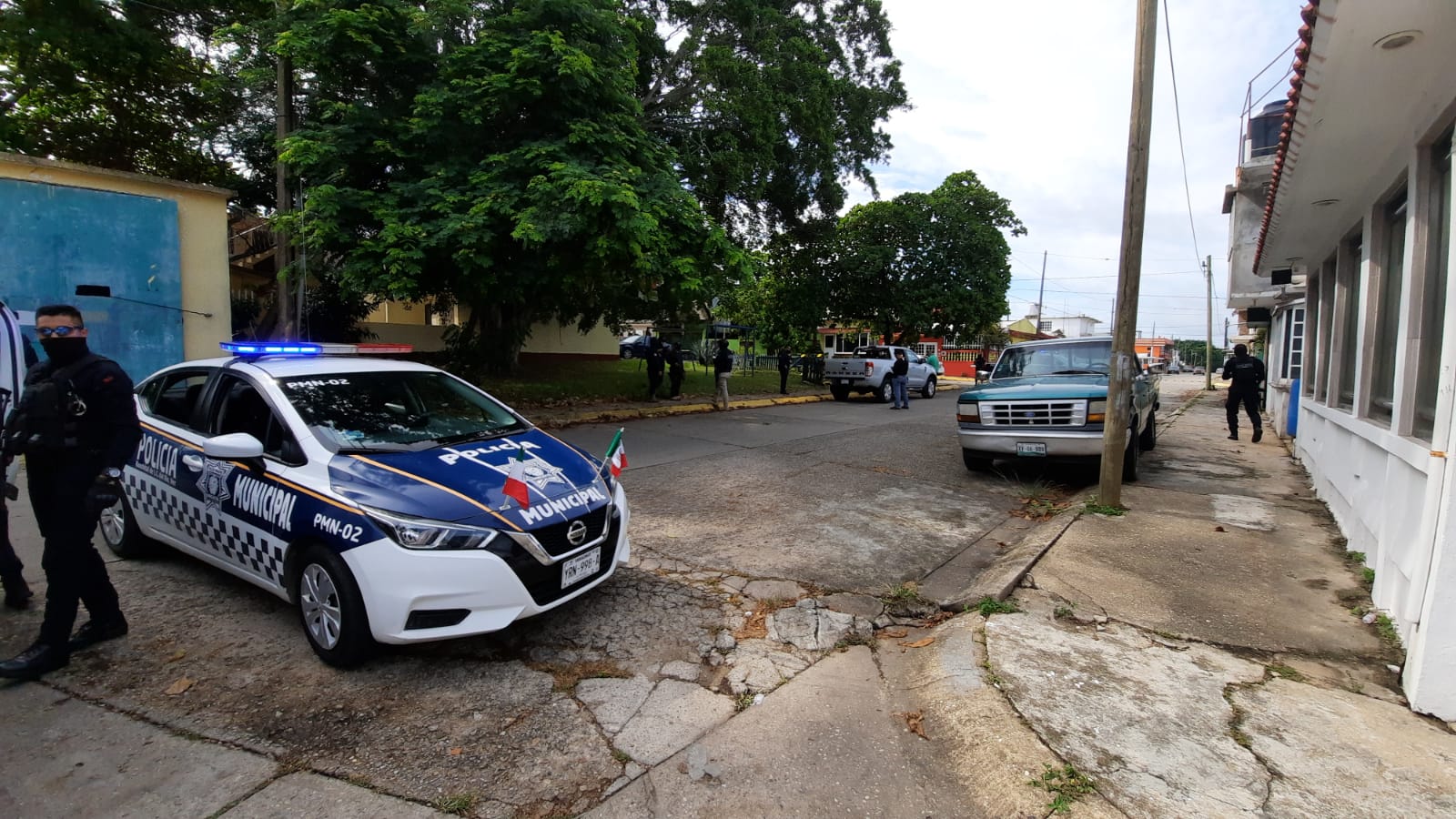Camioneta asegurada en Nanchital, pudo haber participado en el ataque armado a la Guardia Nacional