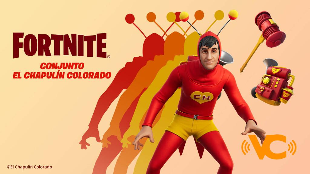 El Chapulín Colorado llega a Fortnite: el superhéroe con su chipote chillón es el primer personaje oficial de México en el juego El Chapulín Colorado llega a Fortnite: el superhéroe con su chipote chillón es el primer personaje oficial de México en el juego