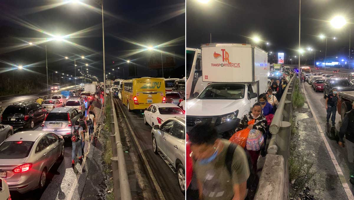 Van más de 5 horas: Continúa bloqueo de gaseros en autopista México-Pachuca