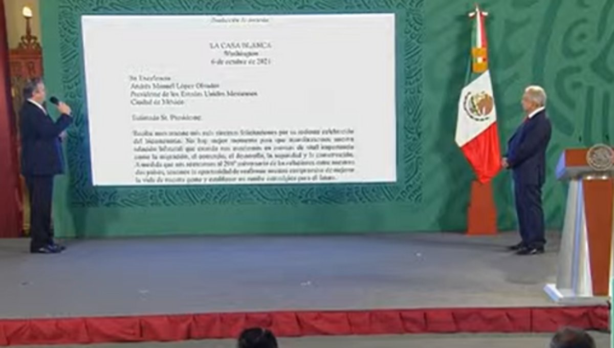 Biden responde carta de AMLO sobre migración y agradece por programas sociales en Centroamérica
