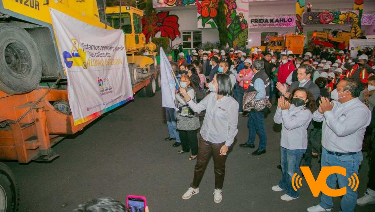 Lía Limón da banderazo de salida a obras en beneficio de habitantes de Álvaro Obregón