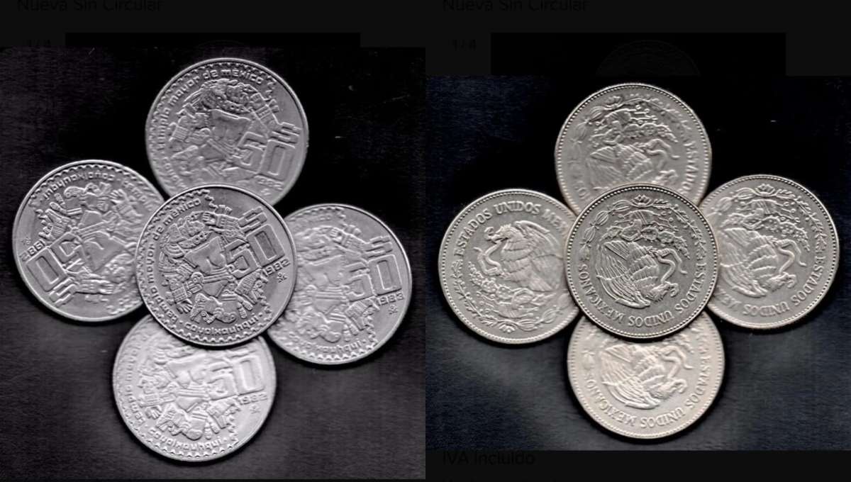 Monedas de Coyolxauqui se venden en más de un millón de pesos en internet