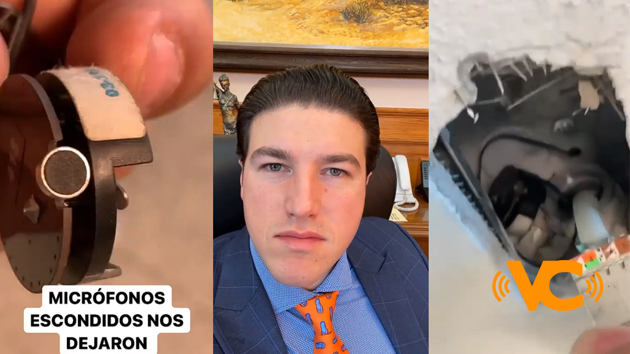 Samuel García exhibe micrófonos ocultos en oficinas del Gobierno de Nuevo León