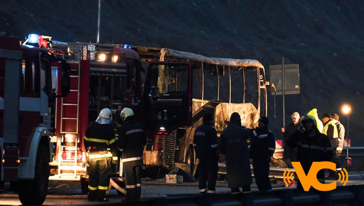 Accidente en Bulgaria deja 46 personas calcinadas al interior de un autobús Accidente en Bulgaria deja 46 personas calcinadas al interior de un autobús