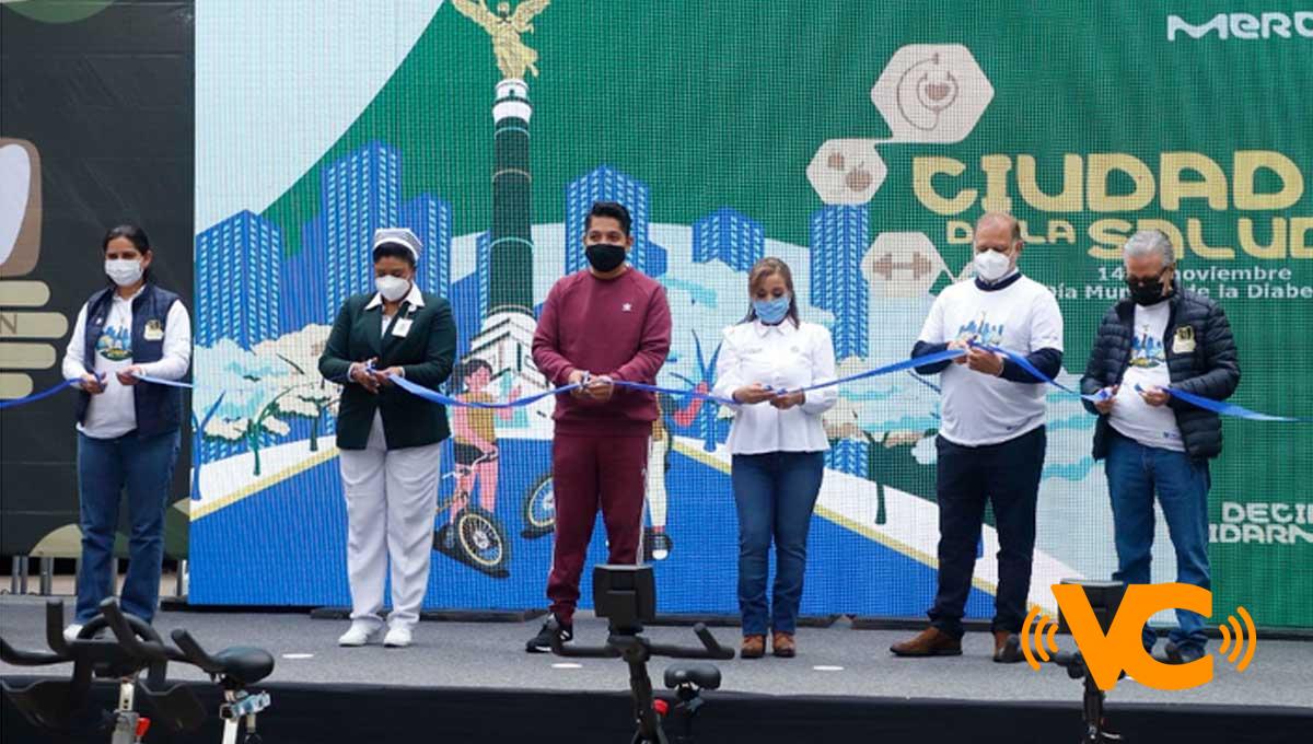 IMSS y Merck inauguran “Diabetón Ciudad de la Salud” en Paseo de la Reforma