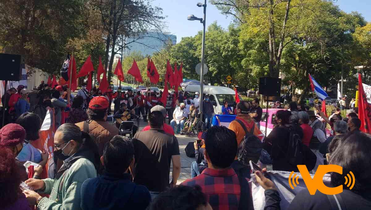 Protestan opositores contra gobierno de Díaz-Canel en embajada de Cuba en México