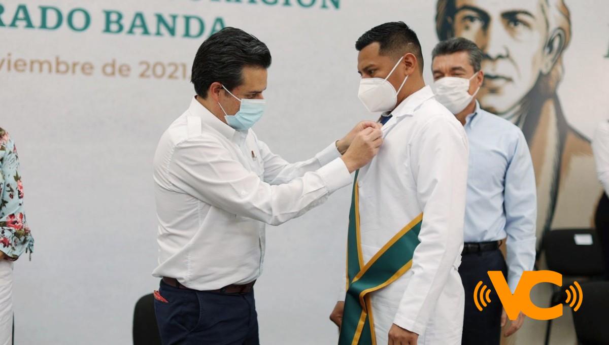 Entregan Condecoración Miguel Hidalgo en Grado Banda a personal de salud de Chiapas Entregan Condecoración Miguel Hidalgo en Grado Banda a personal de salud de Chiapas