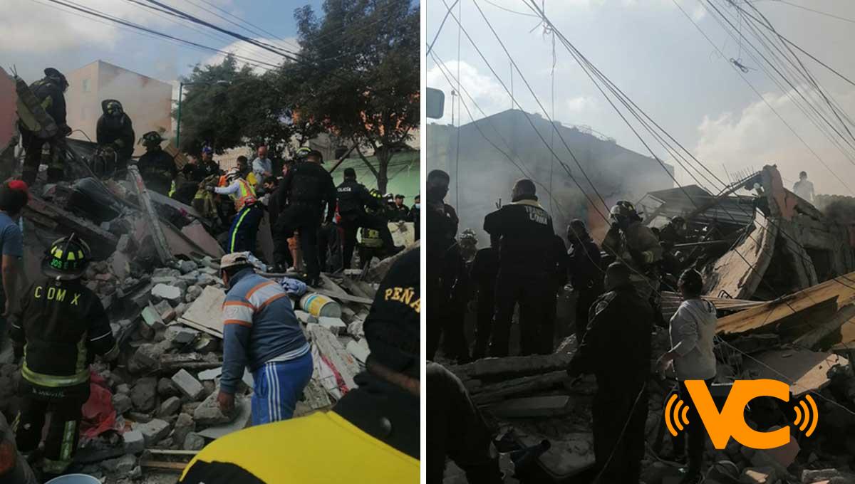 Confirman la muerte de una mujer, tras explosión en la colonia Pensil en la CDMX Confirman la muerte de una mujer, tras explosión en la colonia Pensil en la CDMX