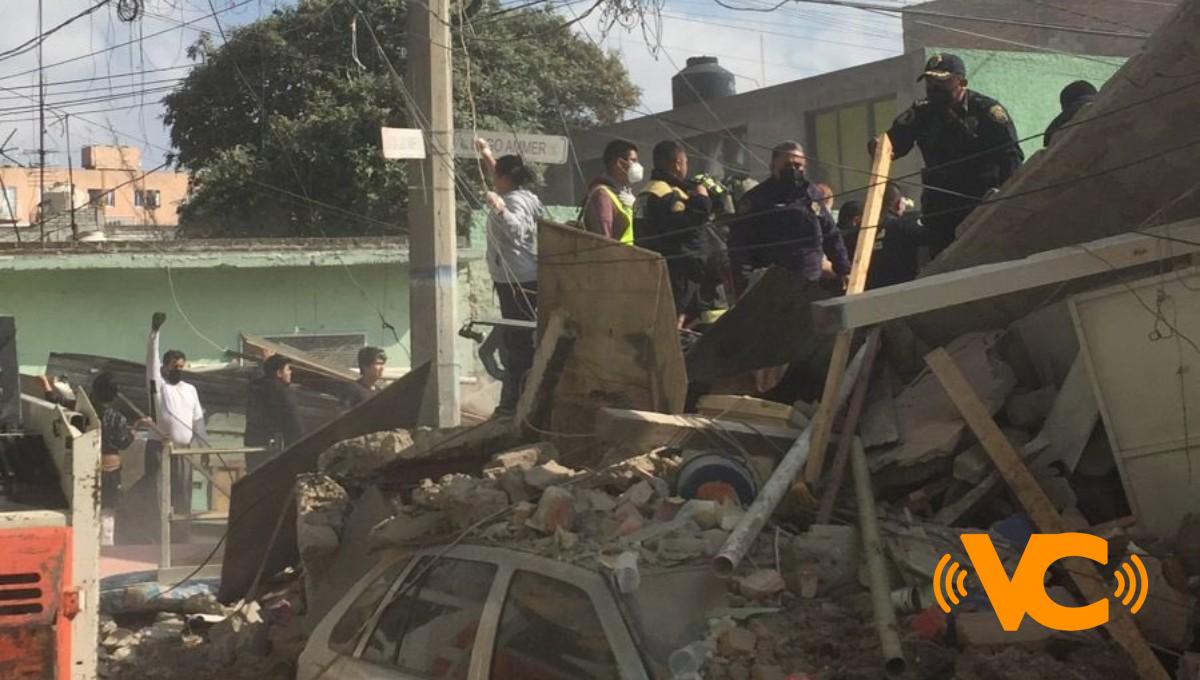 Explosión en Alcaldía Miguel Hidalgo causa colapso de vivienda; reportan personas atrapadas Explosión en Alcaldía Miguel Hidalgo causa colapso de vivienda; reportan personas atrapadas