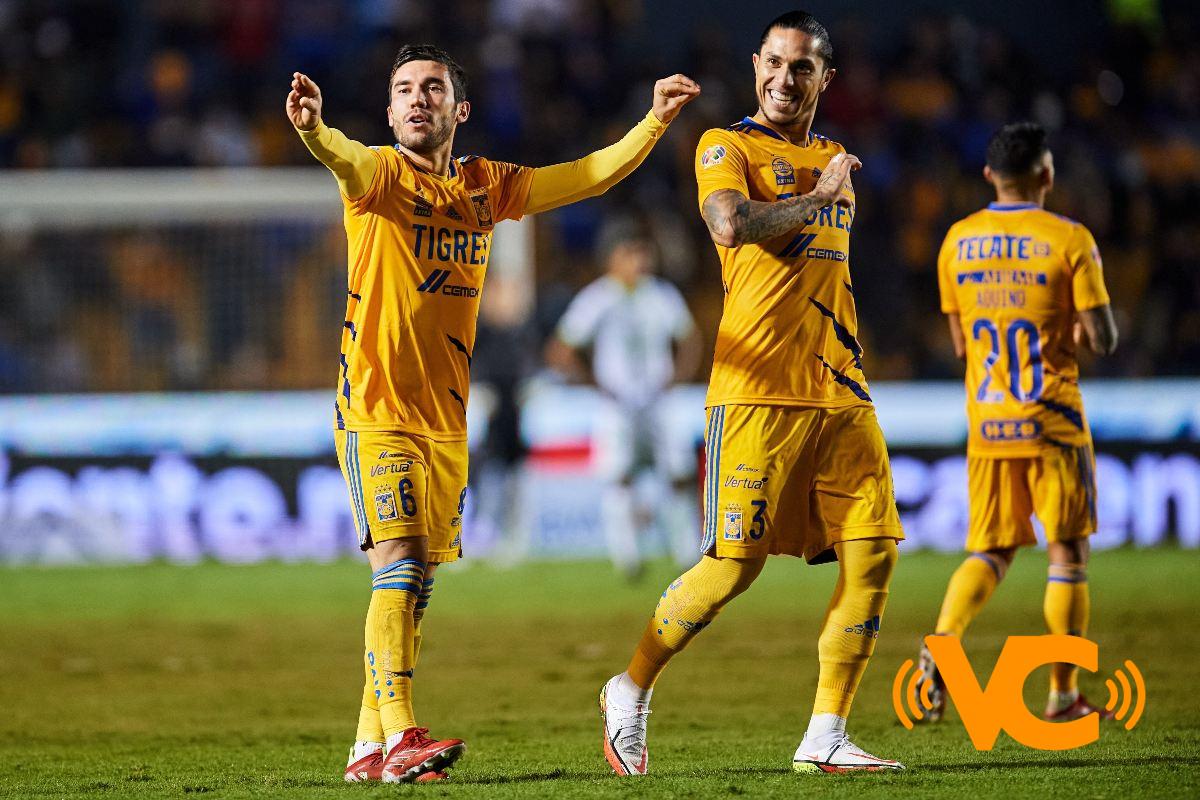 Tigres amarra pase directo a liguilla tras golear a Bravos en el Apertura 2021 Tigres amarra pase directo a liguilla tras golear a Bravos en el Apertura 2021