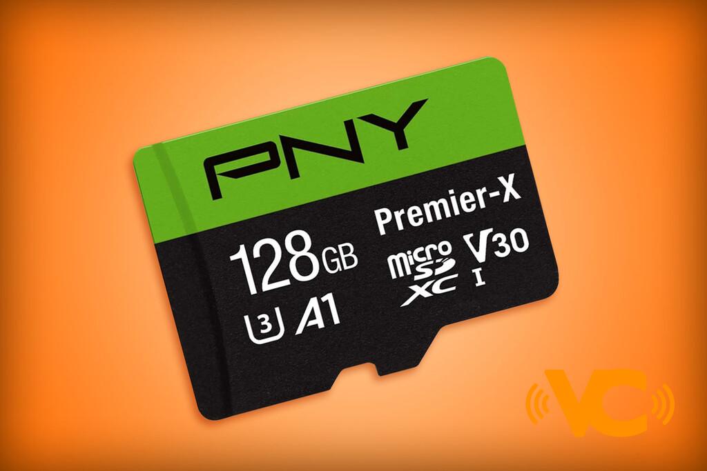 Tarjeta microSD PNY de 128 GB con capacidad de grabar video 4K por solo 305 pesos en Amazon México, su descuento más bajo histórico Tarjeta microSD PNY de 128 GB con capacidad de grabar video 4K por solo 305 pesos en Amazon México, su descuento más bajo histórico