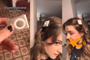 TikToker se vuelve viral por usar un iPod Shuffle como accesorio de cabello TikToker se vuelve viral por usar un iPod Shuffle como accesorio de cabello