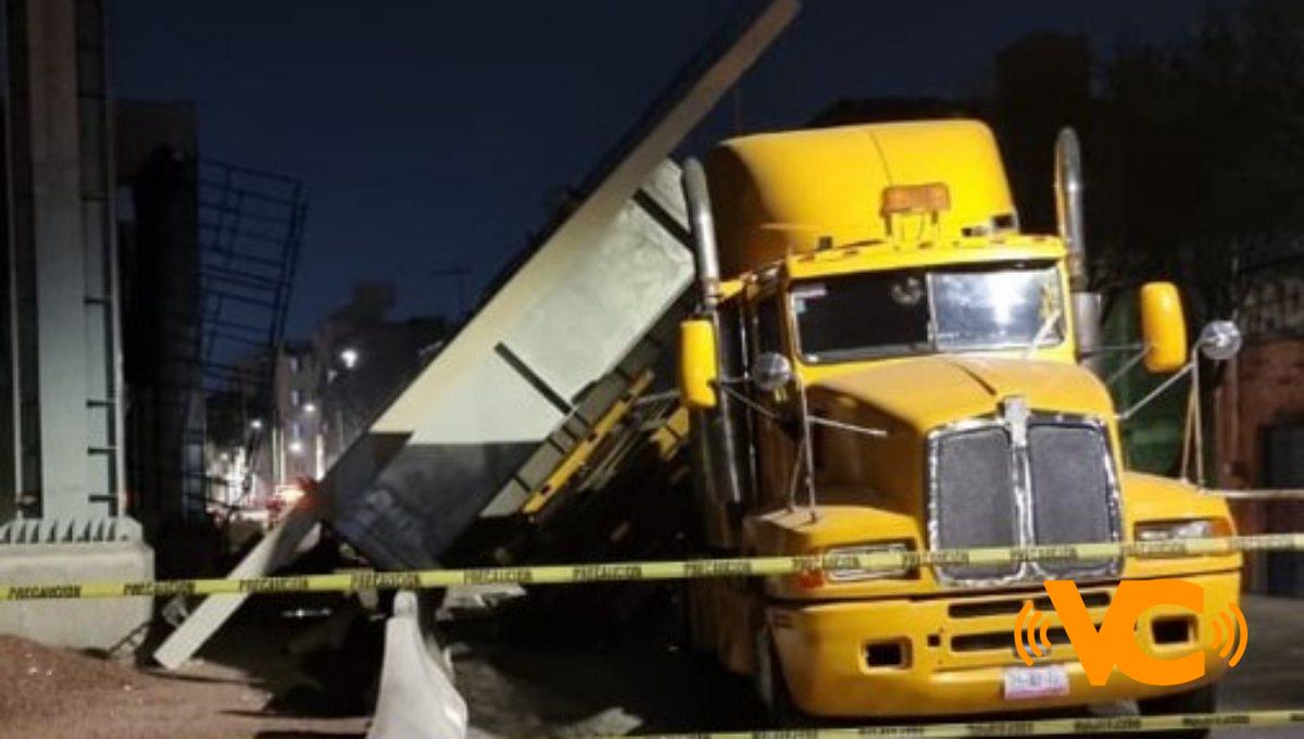 ¡Ojo! Cierran tramo de Ermita Iztapalapa por caída de trabe ¡Ojo! Cierran tramo de Ermita Iztapalapa por caída de trabe