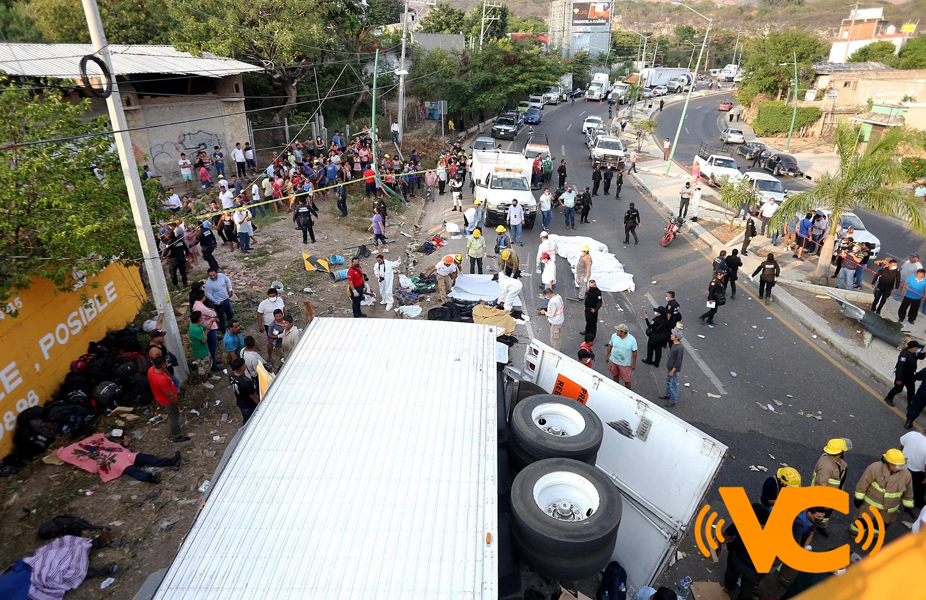 Fiscalía investiga accidente que dejó al menos 53 migrantes muertos en Chiapas