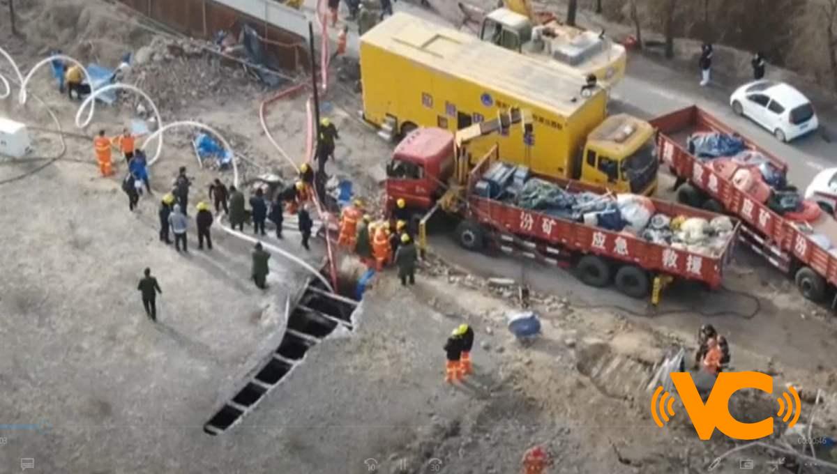 Inundación en mina ilegal deja 22 personas atrapadas en China Inundación en mina ilegal deja 22 personas atrapadas en China