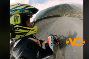 VIDEO: ¡Lo logró, tiktoker mexicano bajó el Paricutín en monociclo! VIDEO: ¡Lo logró, tiktoker mexicano bajó el Paricutín en monociclo!