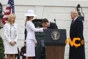 Melania Trump subastará sombrero que usó en visita de Macron a EU; solo aceptará pago con criptomonedas