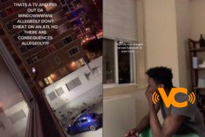 VIDEO. Mujer tira PS5 y TV de su novio luego de descubrir que le era infiel VIDEO. Mujer tira PS5 y TV de su novio luego de descubrir que le era infiel