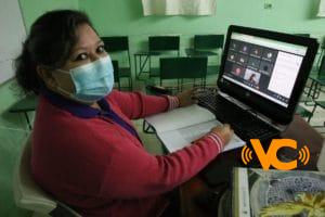 Ante nuevo récord de contagios, padres optan por clases virtuales Ante nuevo récord de contagios, padres optan por clases virtuales