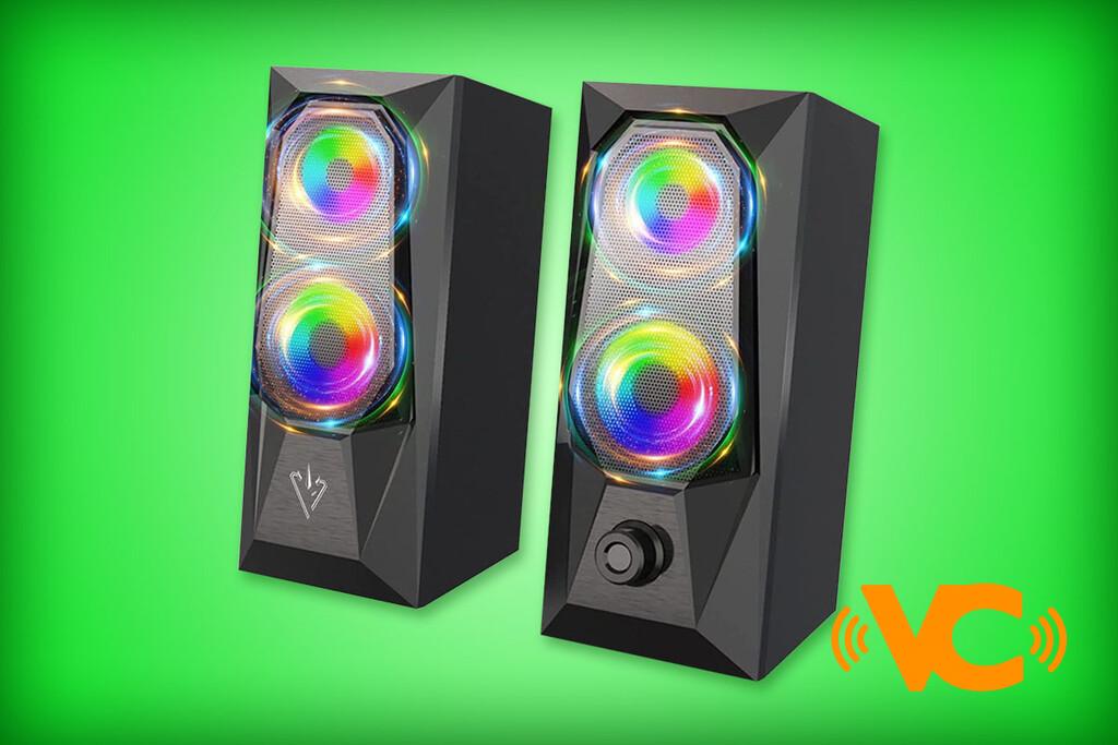 Bocinas con RGB para PC o laptop por solo 199 pesos en Amazon México: además de envío gratis para usuarios con Amazon Prime Bocinas con RGB para PC o laptop por solo 199 pesos en Amazon México: además de envío gratis para usuarios con Amazon Prime