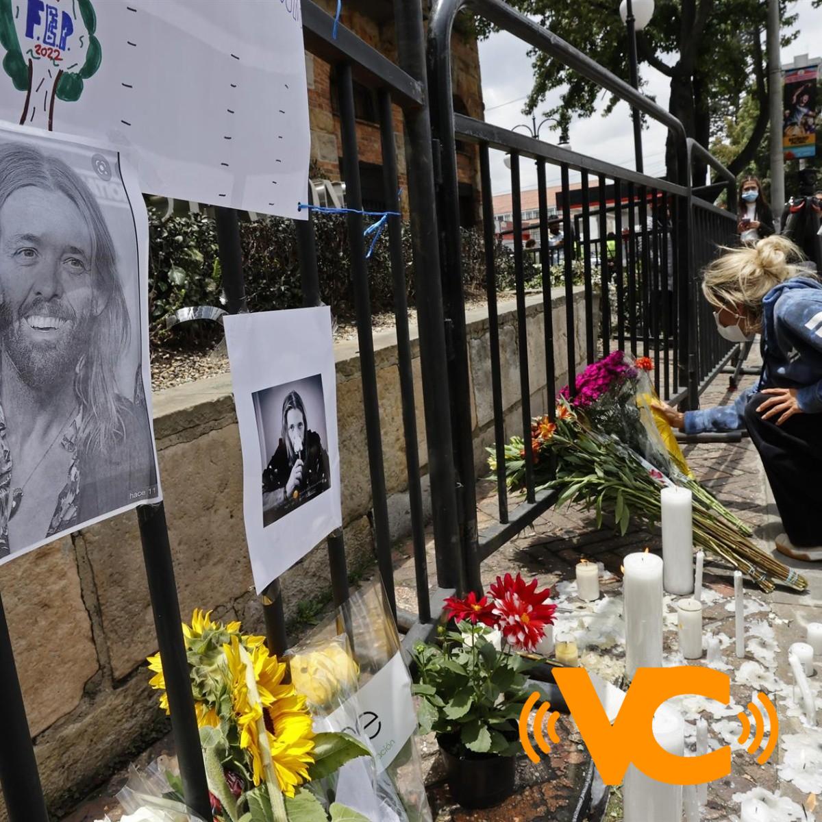 Fans de Taylor Hawkins le rinden homenaje en Bogotá