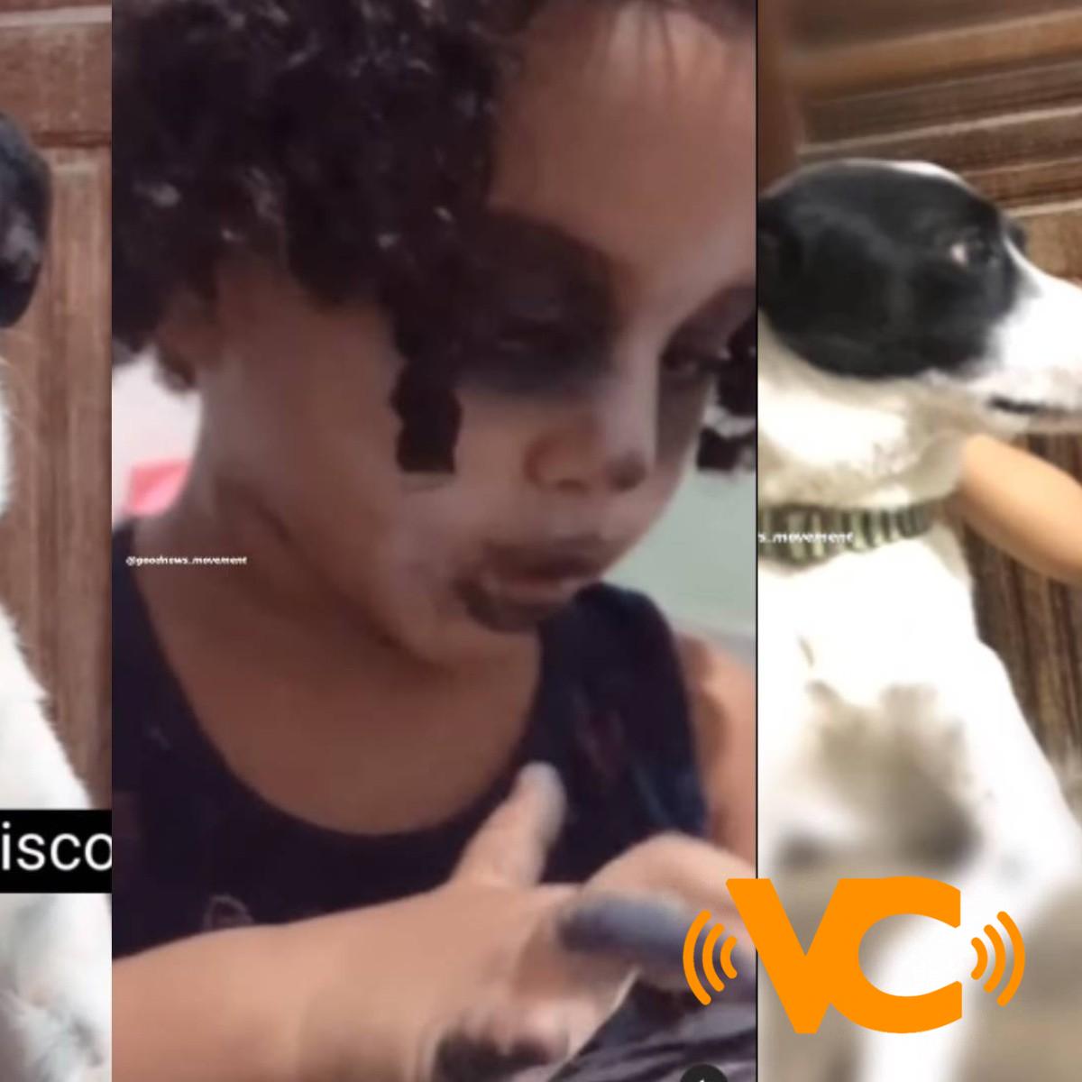VIRAL: Madre capta a su hija maquillándose para verse como su perro