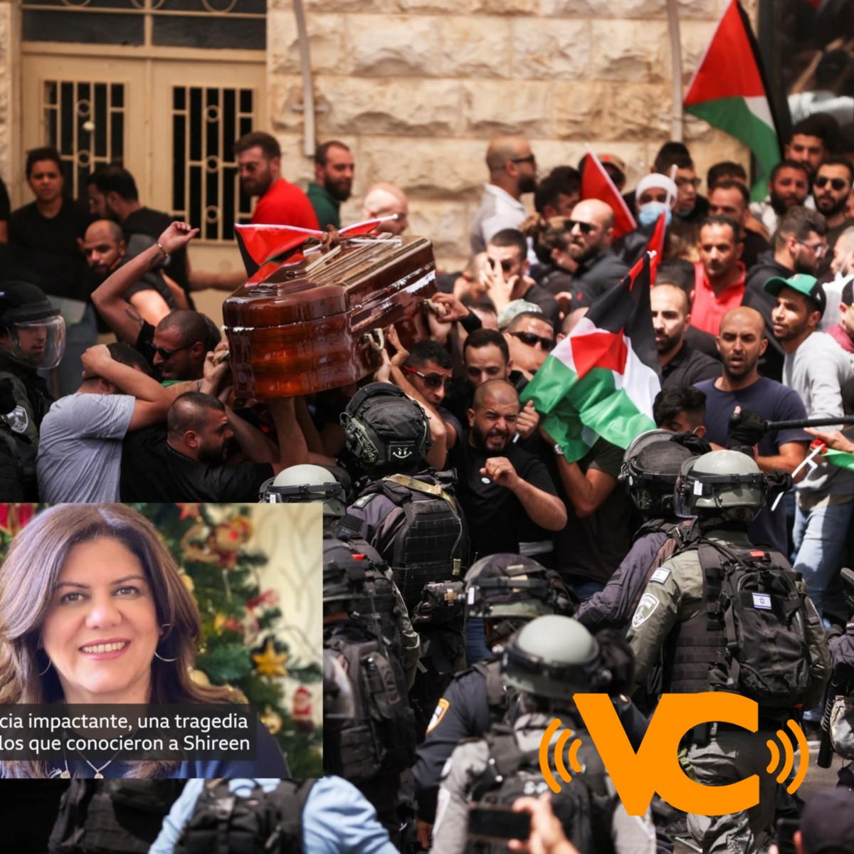 Shireen Abu Akleh: Policía israelí se enfrenta a asistentes al funeral de periodista palestina asesinada Shireen Abu Akleh: Policía israelí se enfrenta a asistentes al funeral de periodista palestina asesinada