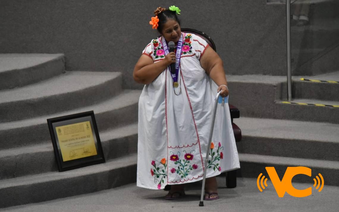 Martha Soledad Gómez Atzin, Premio Estatal a la Mujer 2022 Martha Soledad Gómez Atzin, Premio Estatal a la Mujer 2022