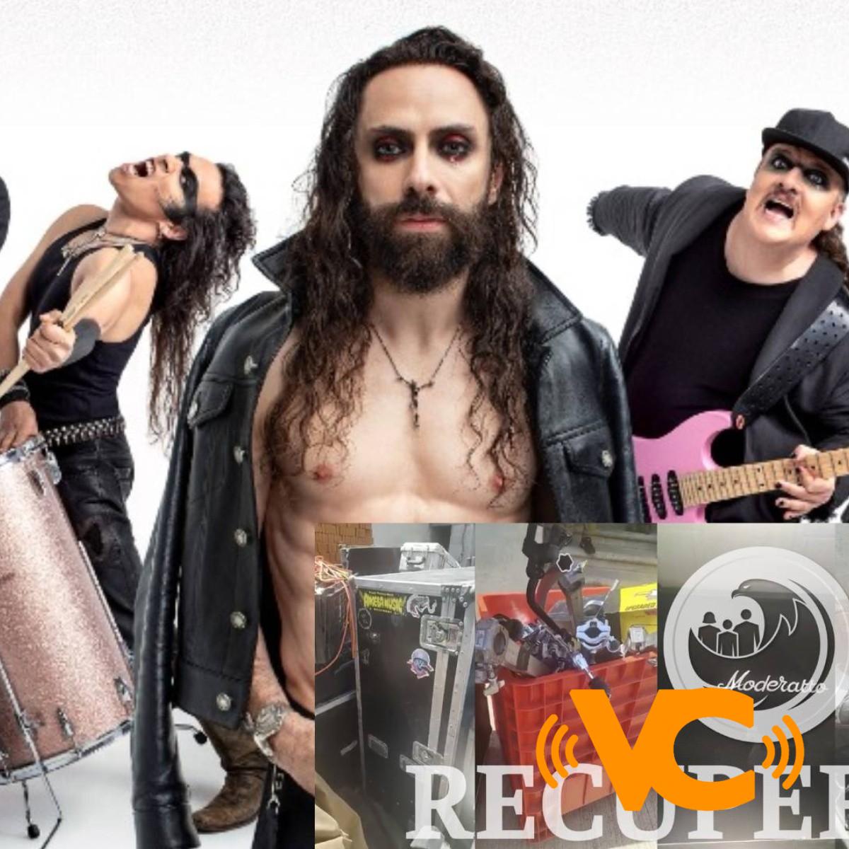 Recuperan el equipo robado de Moderatto Recuperan el equipo robado de Moderatto