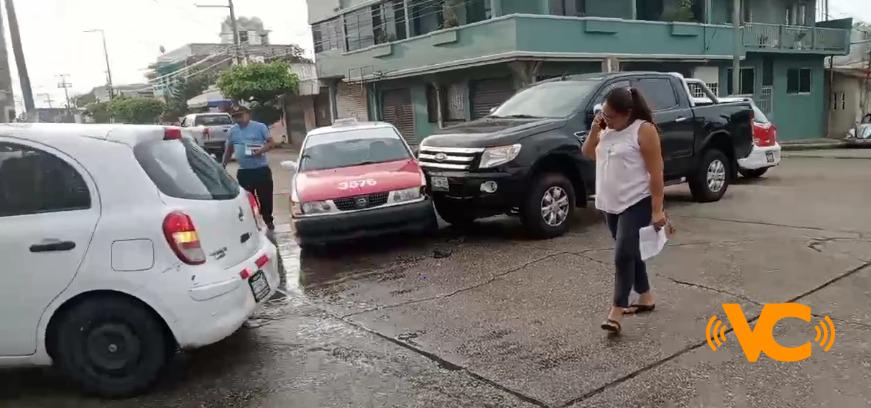 Choque mañanero en el centro de Coatzacoalcos. Choque mañanero en el centro de Coatzacoalcos.