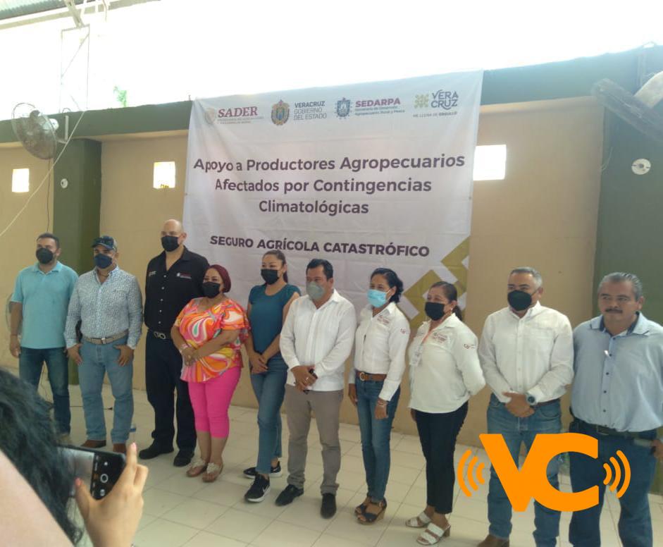 Más de 960 productores de Gutiérrez Zamora se benefician con la entrega del Seguro Catastrófico Más de 960 productores de Gutiérrez Zamora se benefician con la entrega del Seguro Catastrófico