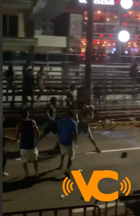 Pelea campal en el Carnaval de Veracruz 2022 Pelea campal en el Carnaval de Veracruz 2022