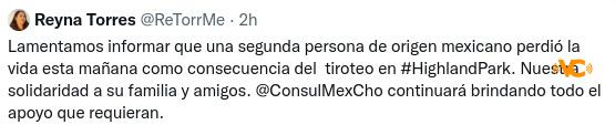 Muere una segunda persona de origen mexicano tras el tiroteo en Highland Park Muere una segunda persona de origen mexicano tras el tiroteo en Highland Park