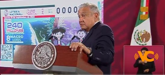 López Obrador invita a los mexicanos a participar en la Lotería Nacional López Obrador invita a los mexicanos a participar en la Lotería Nacional