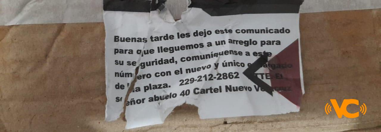 Comercios en Acayucan, alertan por amenazas de quienes se ostentan cómo el Cartel Nuevo Veracruz