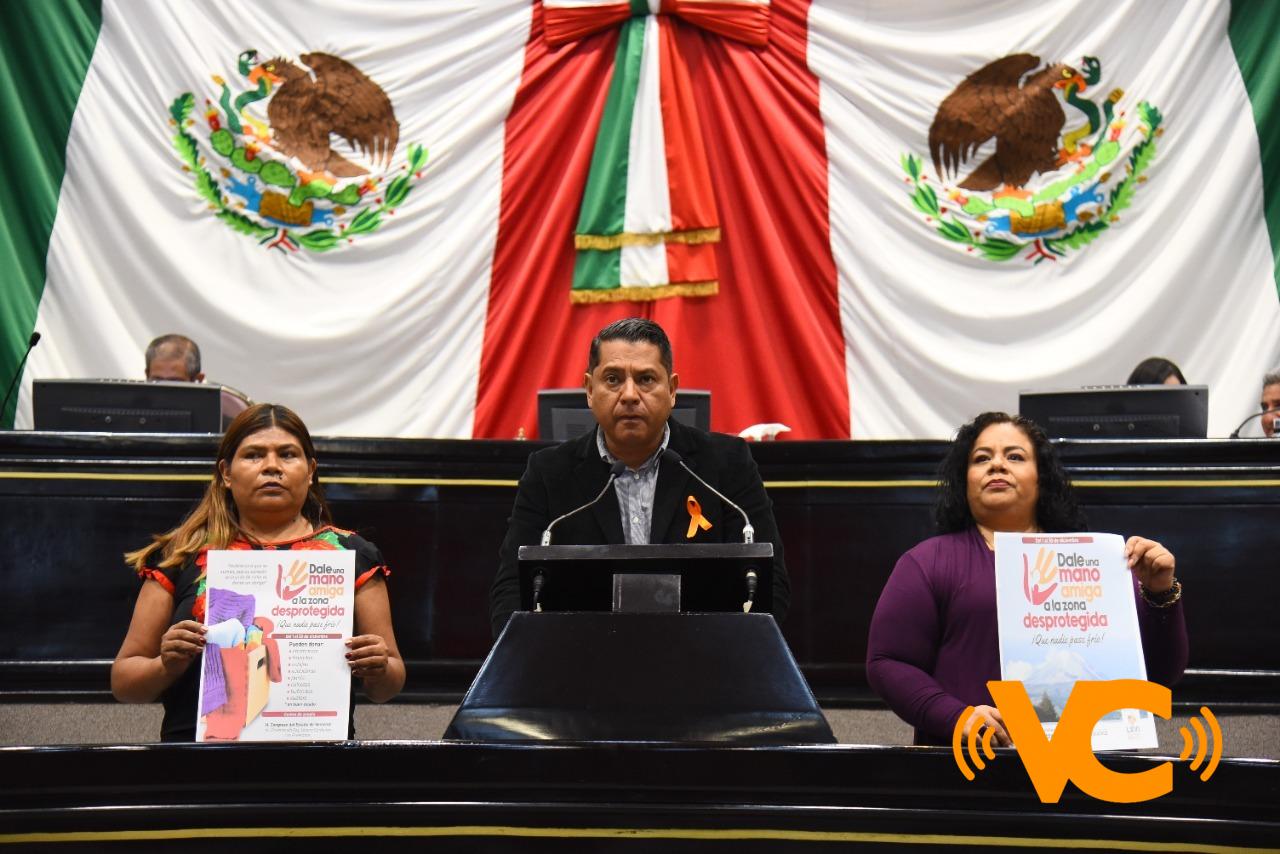 Convoca Diputado a campaña invernal pro zonas vulnerables Convoca Diputado a campaña invernal pro zonas vulnerables