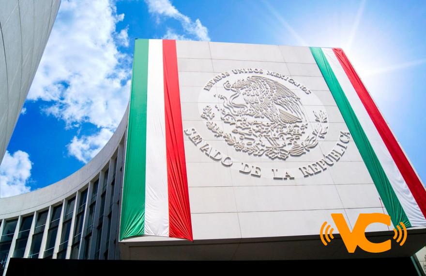 Iluminan Senado de naranja por “Día Internacional de la Eliminación de la Violencia contra las mujeres y las niñas”