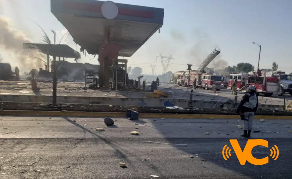 Explota gasolinera en Tula, Hidalgo Explota gasolinera en Tula, Hidalgo