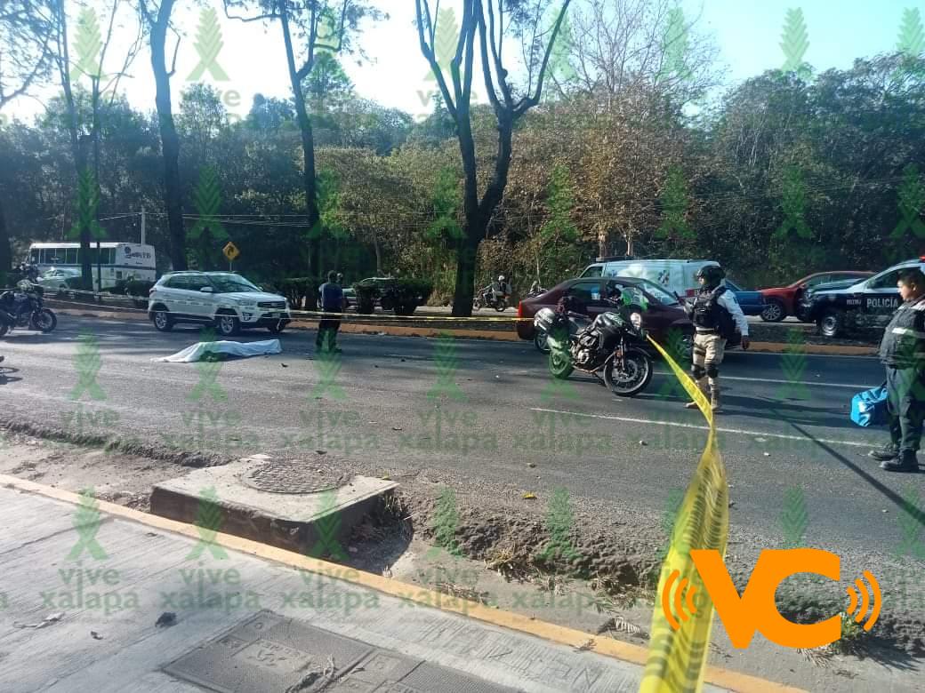 Fallece el conductor de una moto tras ser atropellado por un trailero, en Xalapa Fallece el conductor de una moto tras ser atropellado por un trailero, en Xalapa