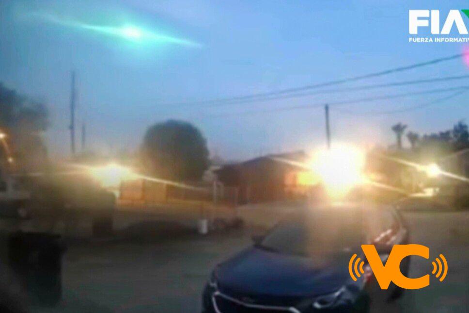 Extraño objeto luminoso es captado en el cielo de Nuevo León Extraño objeto luminoso es captado en el cielo de Nuevo León