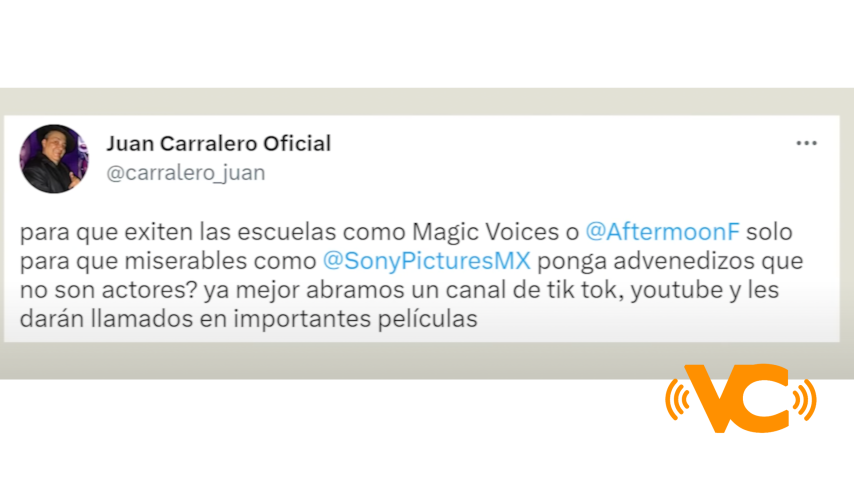 Actores de doblaje vs influencers