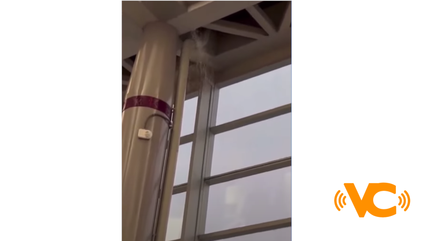 Filtraciones de agua en Aeropuerto Felipe Ángeles generan polémica en redes sociales Filtraciones de agua en Aeropuerto Felipe Ángeles generan polémica en redes sociales