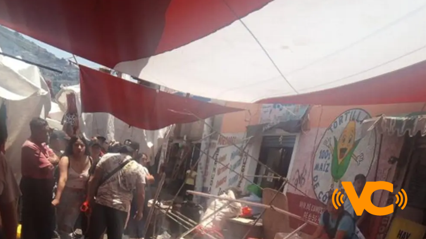 Menor pierde el control y arrolla a 5 personas en tianguis Menor pierde el control y arrolla a 5 personas en tianguis