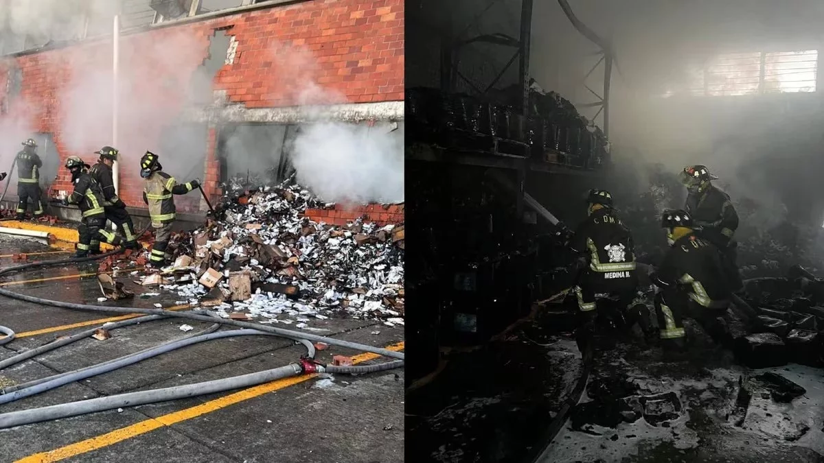 Reportan fuerte incendio en IMSS de la GAM