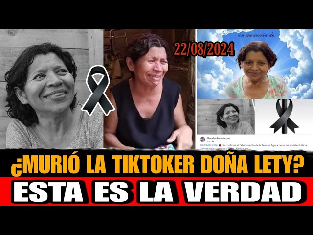 Muerte de la tiktoker Doña Lety