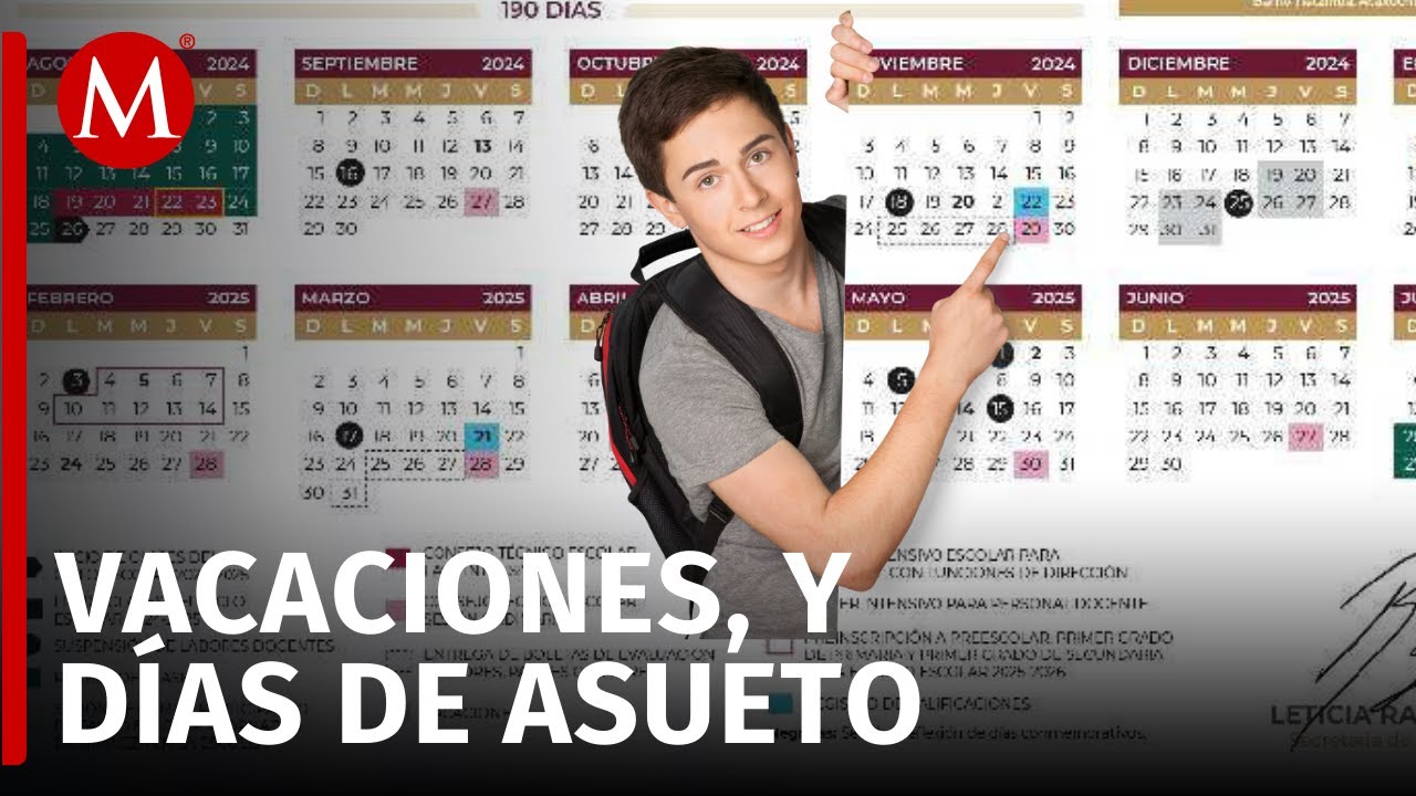 calendario escolar 2024 a 2025 SEP México