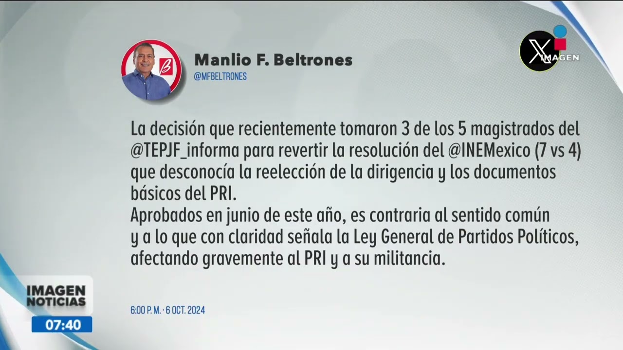 separacion del pri de manlio fabio beltrones