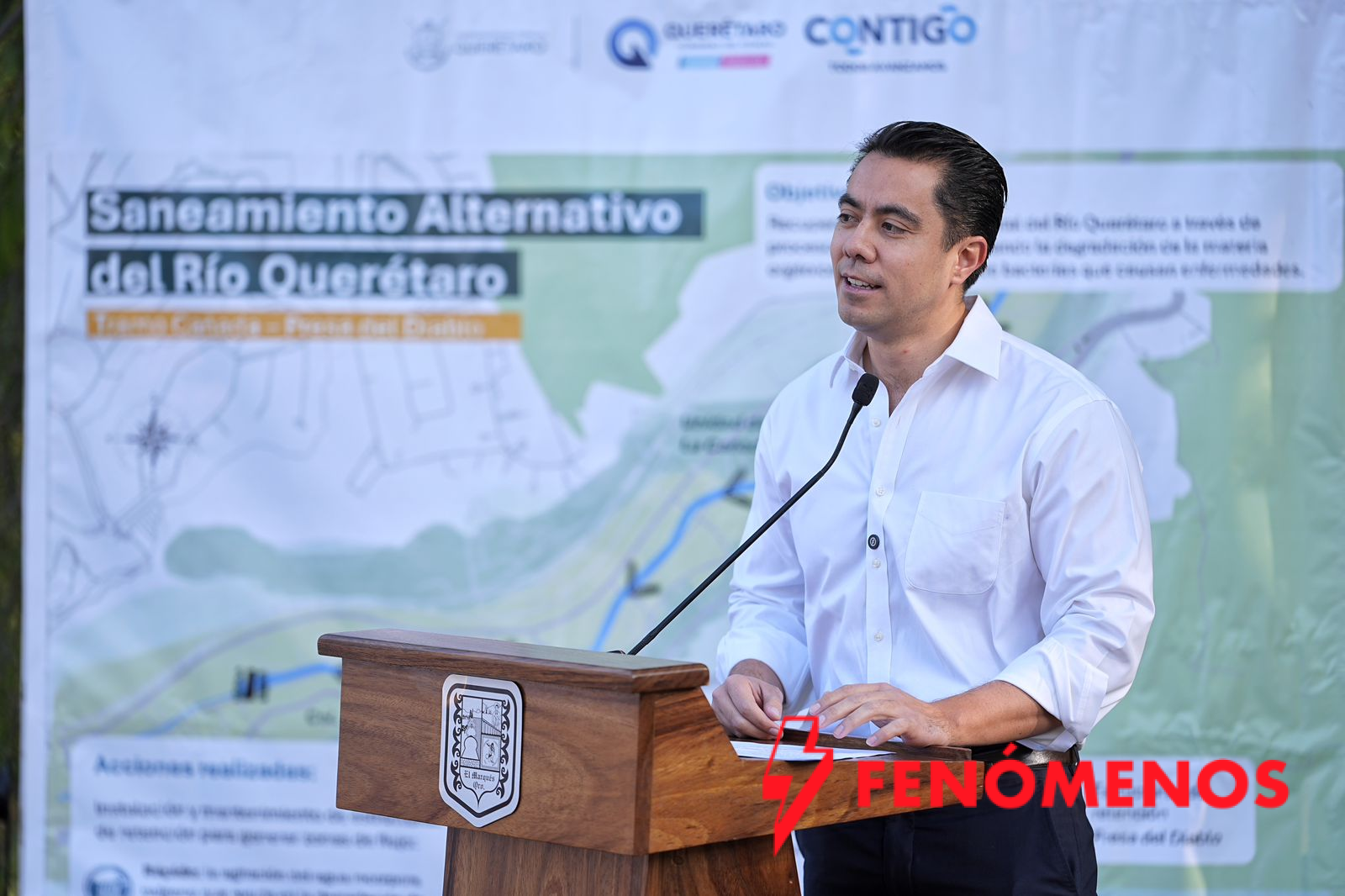 Quiero afirmar con toda convicción que cuentan con el municipio para lograr el saneamiento del río Querétaro: Felifer Macías Quiero afirmar con toda convicción que cuentan con el municipio para lograr el saneamiento del río Querétaro: Felifer Macías