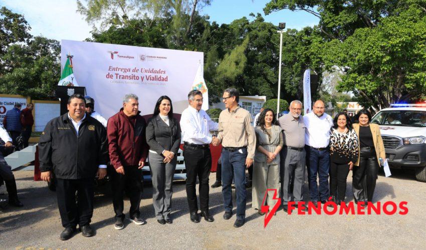 Inaugura Américo Museo de Geología y entrega parque vehicular a Tránsito en Ciudad Madero Inaugura Américo Museo de Geología y entrega parque vehicular a Tránsito en Ciudad Madero