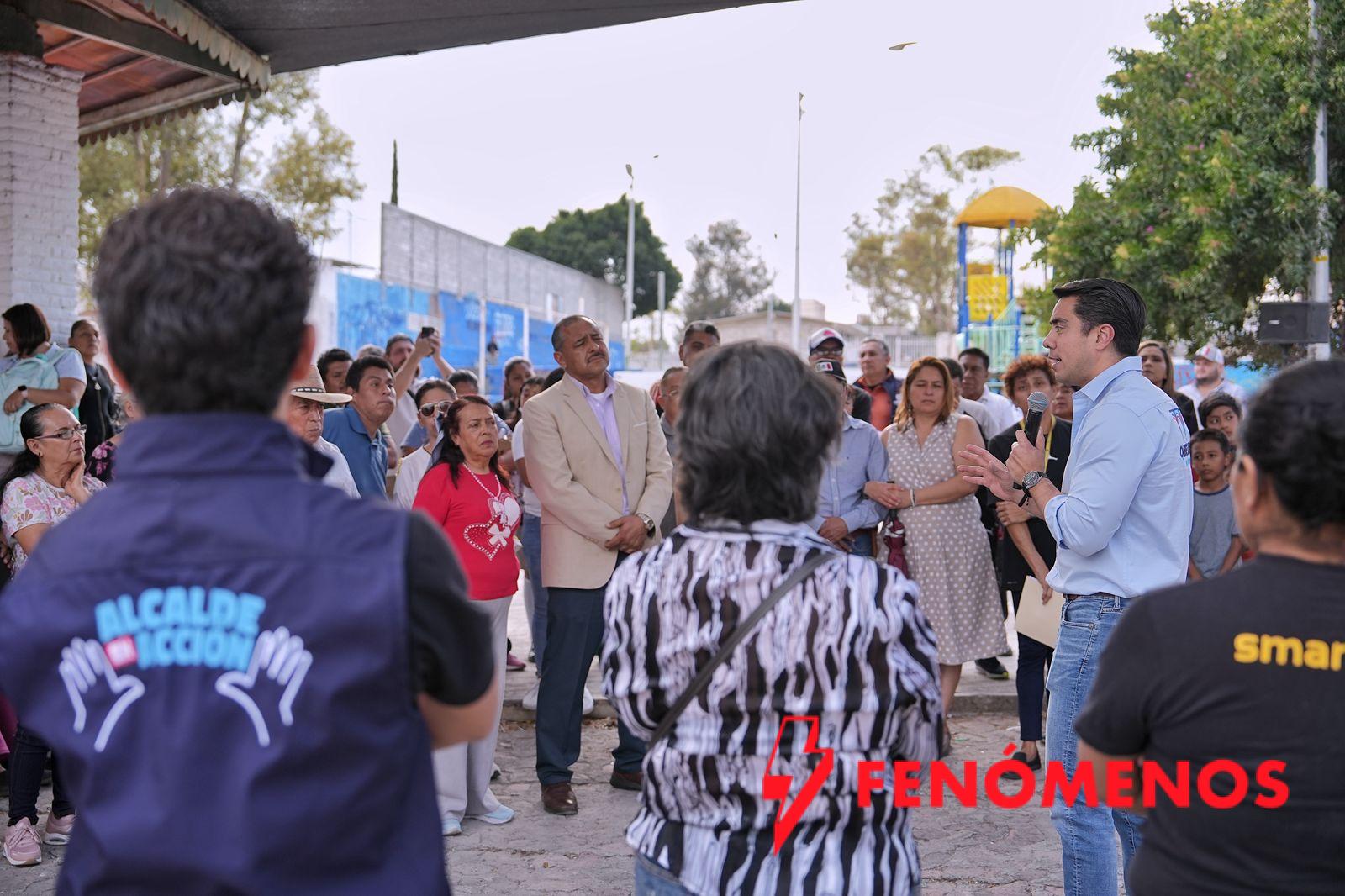 Anuncia Felifer Macías rehabilitación de espacios públicos en Loma Bonita